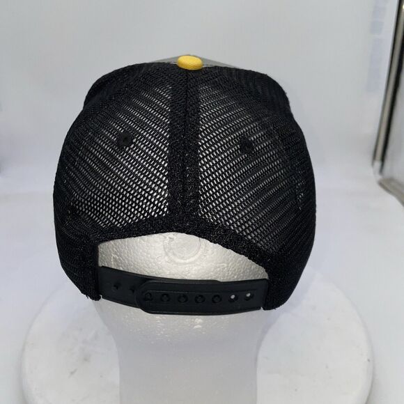 Pittsburgh Pirates MLB "P" Gray Adjustable Snapback Hat w Mesh Baseball Cap - Picture 4 of 5